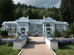 Large Victorian Glass Greenhouse Wedding